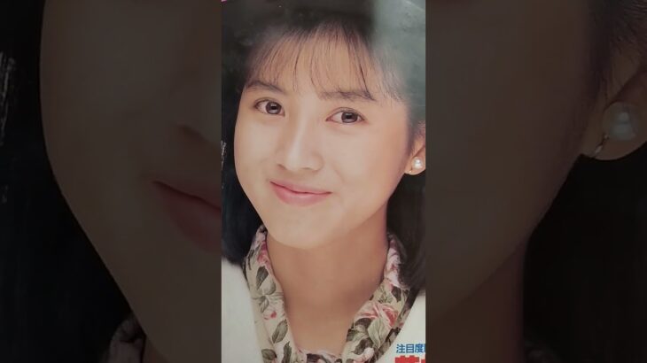 【⑤懐かしアイドル】清純派・西村知美ちゃん！のんびりした話し方が印象的でした！