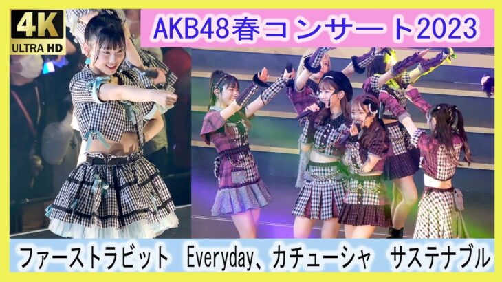 AKB48春コンサート2023inぴあアリーナMM AKB48 春コンサート2023～好きだ！と叫ぼう～　ファーストラビット　Everyday、カチューシャ　サステナブル　LIVE　ライブ　4KUHD