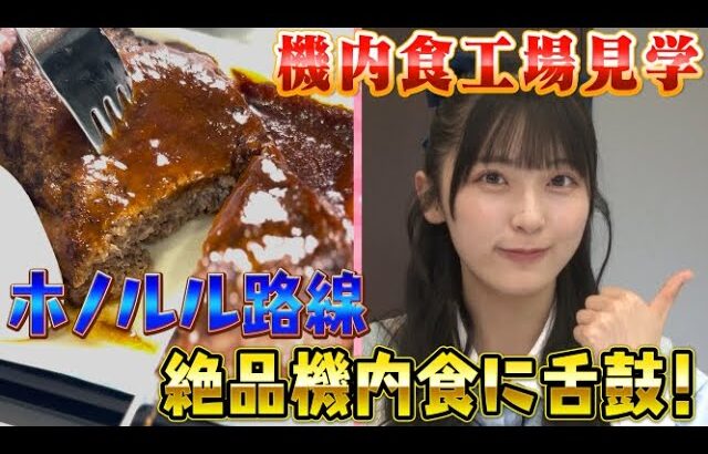 【AKB48企画第2弾】絶品機内食に舌鼓！機内食工場見学編