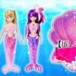 【推しの子】リカちゃんが人魚に変身DIY❤️星野アイ、ルビー、アクアをマーメイドに手作り工作✨100円ショップの材料と粘土でキラキラリメイク🌼アイドル⭐声真似