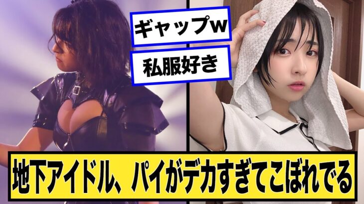 地下アイドルさん、デカすぎてこぼれ出てしまうwに対する2chの反応まとめ【なんJ.2ch.まとめ】