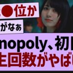 Monopoly初日の再生回数がやばい…【乃木坂工事中・乃木坂46・乃木坂配信中】