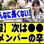 【悲報】次は誰…？３期生メンバーの卒業順。。。#乃木坂 #乃木坂46 #乃木坂工事中 #乃木坂配信中 #乃木坂スター誕生 #のぎおび #山下美月 #チャンスは平等