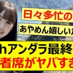 35thアンダラ最終日の関係者席がヤバすぎた!!【乃木坂46・筒井あやめ・秋元真夏・奥田いろは・池田瑛紗・井上和・乃木坂配信中・乃木坂工事中】