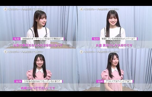 【ちょい見せ映像倉庫】AKB48 100のコト～19期研究生編～  2024年6月14日(金)配信開始