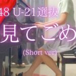 【AKB48 U-21選抜】「夢見てごめん」(Short ver) を弾いてみました。