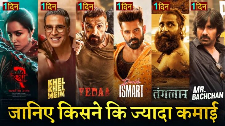 Stree 2 vs Khel Khel Mein Box Office Collection, Thangalaan, Double Ismart, Mr Bachchan, Vedaa,