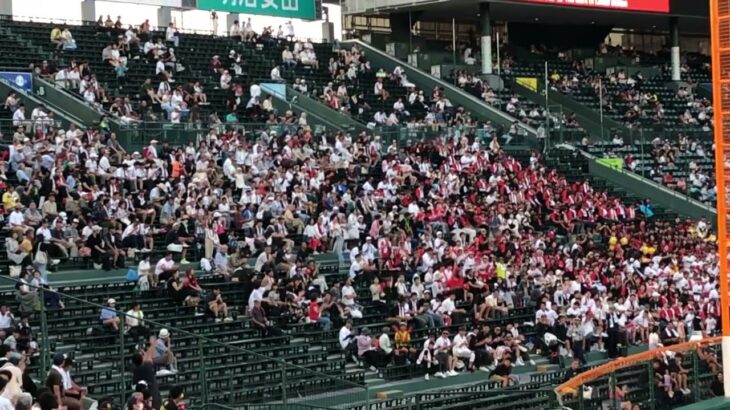 外野からアルプスを盛り上げるＡＫＢおじさん 創成館高校 応援 高校野球応援