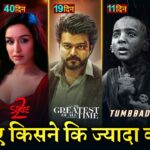 Stree 2 Box office collection, Yudhra, Devara Advance Booking, Tumbbad, The Goat Movie Collection,