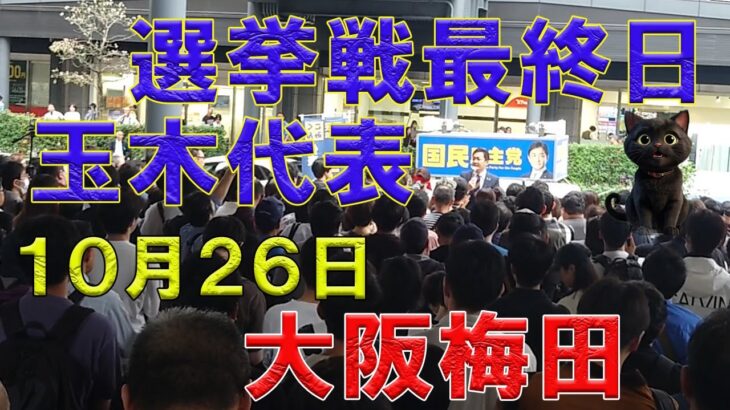 【最後の訴え】売れない実力派地下アイドルの飛躍！国民民主党玉木代表