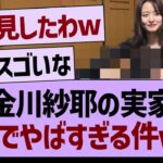 金川紗耶の実家がやばすぎたwww【乃木坂46・乃木坂工事中・乃木坂配信中】