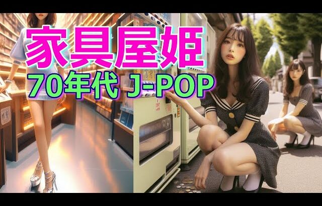 家具屋姫【懐かしの70年代 J-POP 乙女メロディ】 唄：ピンクキャンディーズ　シティポップ 昭和 歌謡曲 童話 lofi chill CityPop 作業用BGM アイドル かぐや姫