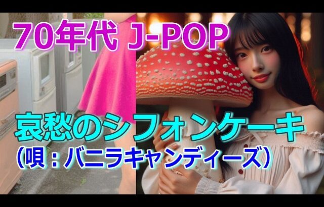 前フリ付き【懐かしの70年代 J-POP 乙女メロディ】～哀愁のシフォンケーキ～ バニラキャンディーズ　シティポップ 昭和 歌謡曲 lofi chill CityPop 作業用BGM