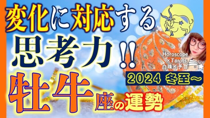 ★忖度なし★白珠イチゴが占う2024年冬至〜2025年春分の運勢★牡牛座★