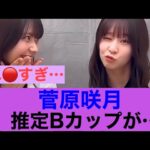 【きた】乃木坂46菅原咲月の推定Bが特盛されている模様w#乃木坂46