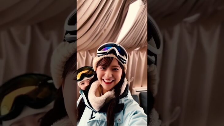 ❄️NOGIZAKASKISKI❄️2人でウィンタースポーツを大満喫☃️✨本編動画は近日公開予定！お楽しみに〜！☺️
