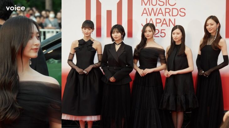 【顔アップ有】乃木坂46、美しすぎるレカペ　MUSIC AWARDS JAPAN 2025