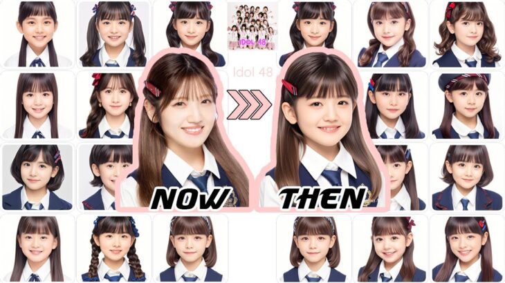 AKB48 Members’ Faces when They were Still Children – Generated by AI | Idol 48