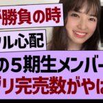 あの５期生メンバーのミーグリ完売数がやばそう…【乃木坂46・乃木坂工事中・乃木坂配信中】