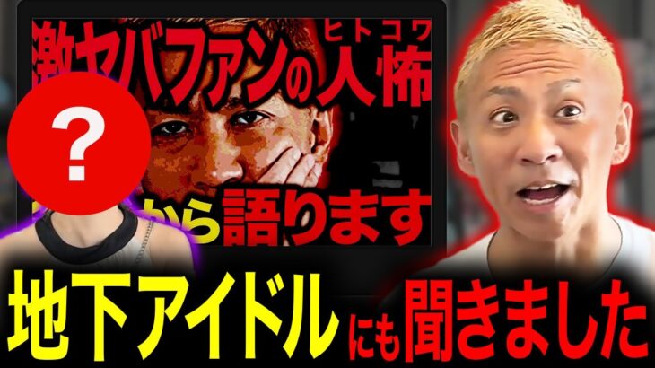 この動画の件、地下アイドルに話を聞きました【NOVLOG】【ヒトコワ】