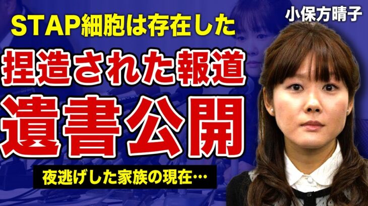 小保方晴子が残した最後の手記…テレビで報道されなかった”STAP細胞”の不都合な真実に驚きを隠せない！上司とマスコミに踊らされた美人科学者の末路…一家離散となり姉に憎まれ続ける現在の姿に言葉を失う…