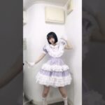 紫陽花衣装の雰囲気この曲にピッタリだなぁって思って覚えてみた！💡´  （撮影後に撮ったからサンダルなの許して🧏🏻♡）