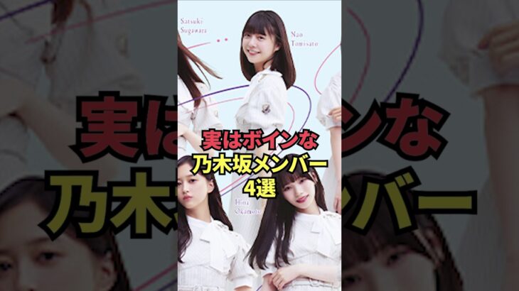 実はボインな乃木坂メンバー4選
