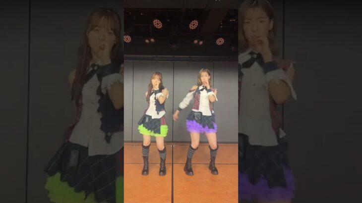 AKB48 倉野尾成美 下尾みう 制服が邪魔をする❤️‍🔥 #akb48 #なるたお #kuranoonarumi #shitaomiu #쿠라노오나루미 #시타오미우
