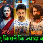Sitaare Zameen Par Box Office Collection, Metro In Dinon, Maalik, Maa, Saiyaara Advance Booking,