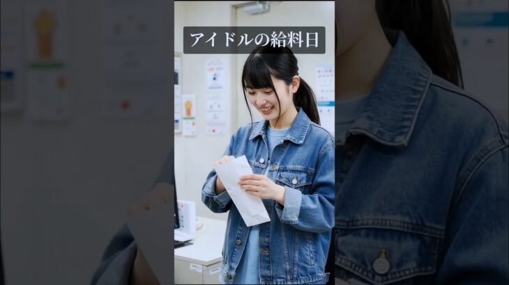 アイドルの給料日の裏側 #地下アイドル #アイドルの裏側 #アイドルの日常 #アイドル #ai #japaneseidol #idol #shorts