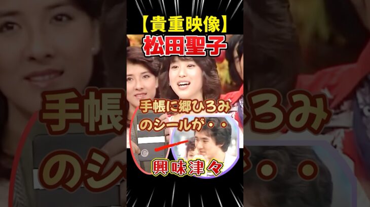 聖子ちゃん赤面❤郷ひろみとまさかの…夜ヒット神回！#松田聖子 #郷ひろみ #夜のヒットスタジオ #昭和歌謡 #昭和アイドル #懐かしの映像 #赤面シーン #推しバレ #80年代 #昭和レトロ