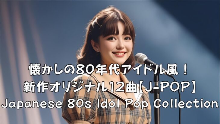 懐かしの80年代アイドル風！新作オリジナル12曲【J-POP】Japanese 80s Idol Pop Collection
