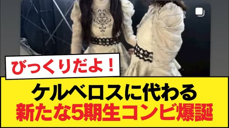 ケルベロスに代わる新たな5期生コンビ爆誕【乃木坂46】
