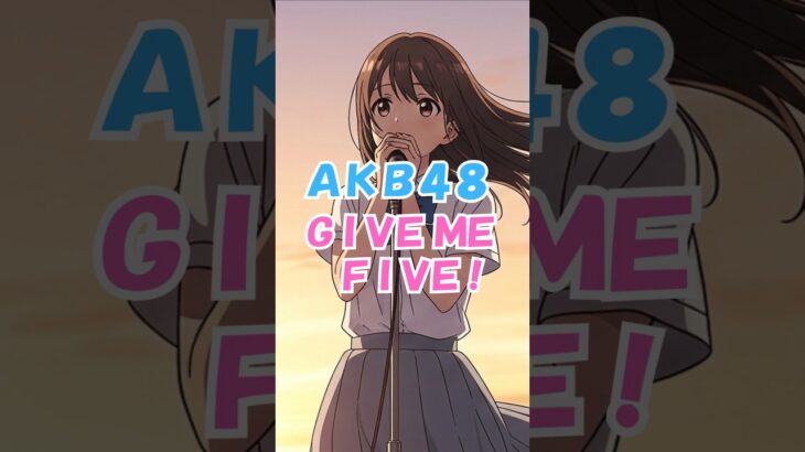 MV風動画と解説。AKB48、GIVE ME FIVE!。#jpop  #桜ソング