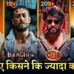 Param Sundari Box Office Collection, Baaghi 4 Advance Booking, Coolie vs WAR 2 Collection Worldwide,
