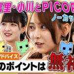 【乃木坂46】冨里奈央・小川彩が参戦！無礼講！あやてぃー・弓木奈於とのピコパーク！