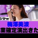 【乃木坂46】梅澤美波卒業確定演出が出ている模様…
