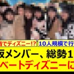 乃木坂メンバー、総勢10名でプライベートディズニーに行った模様!!【乃木坂46・愛宕心響・大越ひなの・小津玲奈・海邉朱莉・川端晃菜・鈴木佑捺・瀬戸口心月・長嶋凛桜・増田三莉音・森平麗心・矢田萌華・】