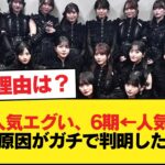 5期←人気エグい、6期←人気微妙な原因がガチで判明した【乃木坂46】