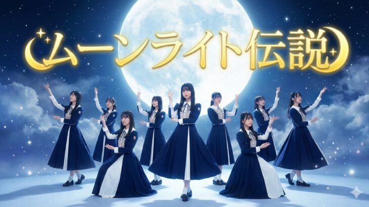 もしも『ムーンライト伝説』を乃木坂46風に歌ったら？【美少女戦士セーラームーン × 坂道風アレンジ】