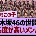 乃木坂46で世間の知名度が高いメンバーがコチラ！【乃木坂46・乃木坂工事中・乃木坂配信中】
