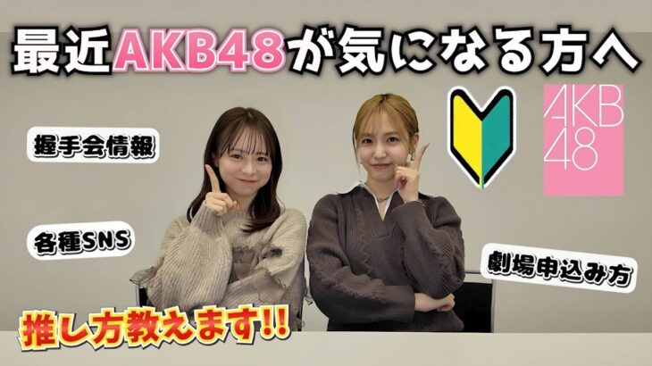 【AKB48】初心者さん必見！推し方徹底解説