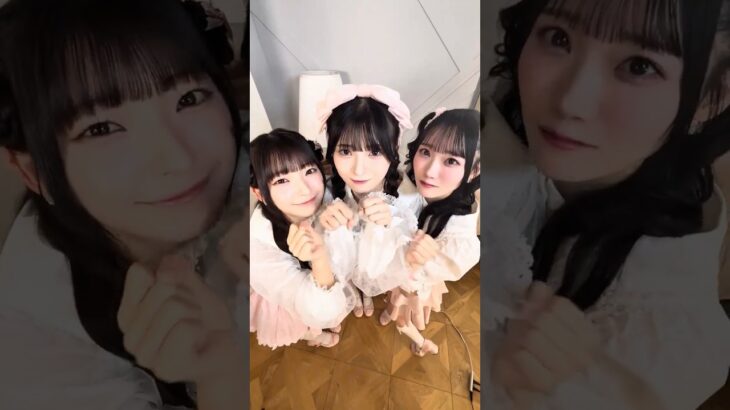 かわいすぎるアイドルが飛び出てきた！🍑 #きゅんかわ人生 #永田詩央里 #菅波美玲 #本田珠由記 #ノイミー #shorts