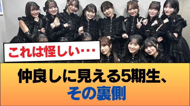5期生って仲良く見えるけどウソだよな #乃木坂46 #乃木坂46のスター