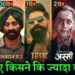 Border 2 Box Office Collection, Sunny Deol, O Romeo, Assi Movie, Shatak Movie, Toxic Teaser Trailer,
