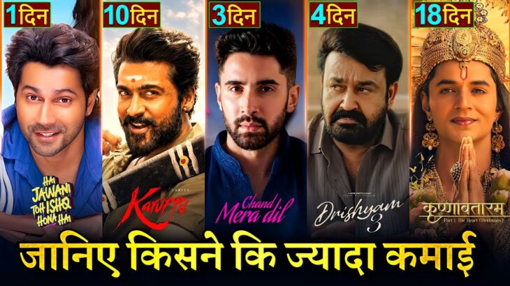 Drishyam 3 Box Office Collection, Karuppu, Hai Jawani To Ishq Hona Hai, Chand Mera Dil Collection,