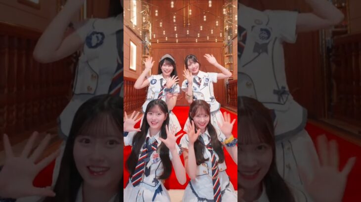 🍊 ポニーテールとシュシュ 🌸 #AKB48 #伊藤百花 Momoka #佐藤綺星 Airi #新井彩永 Sae #八木愛月 Azuki 🍓 #AKBが好きish #shorts #小栗有以
