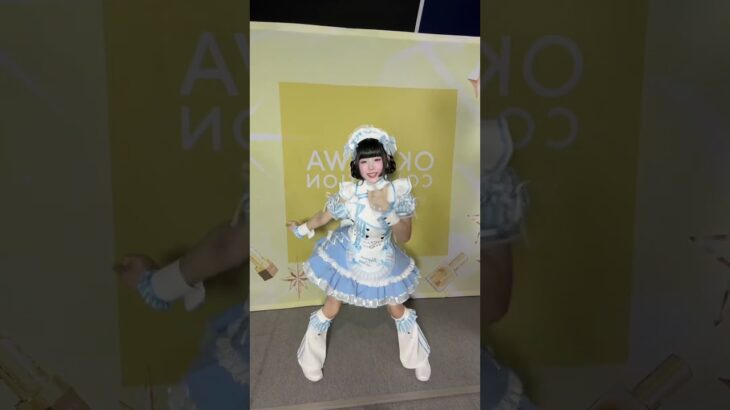 沖縄コレクション初出演！☆*。Malymoonさんのふわふわでかわいいダイナー衣装を着用して主演させて頂きました！！🫧🩵またオキコレでたいなぁ！🌺🌴#沖縄コレクション #オキコレ2026