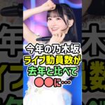 【異変発生！？】今年の #乃木坂46 、ライブ動員数が去年と比べてまさかの○○に！？#真夏の全国ツアー #一ノ瀬美空 #菅原咲月