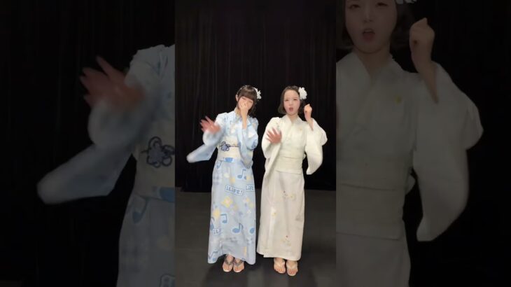 浴衣似合ってる〜？💙👘🤍 #iLiFE